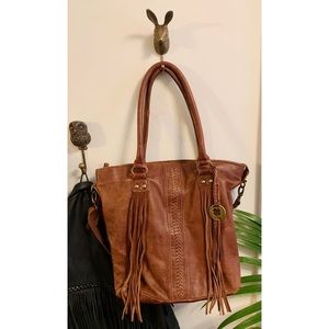 LUCKY BRAND | Bohemian Fringe Leather Crossbody